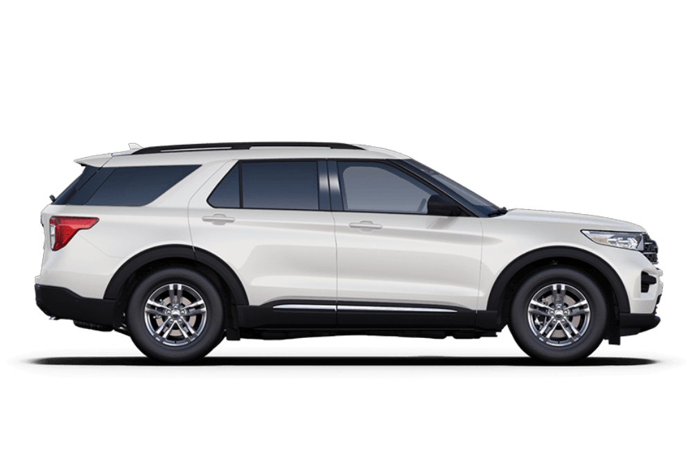 Seitenansicht des Ford Explorer PHEV