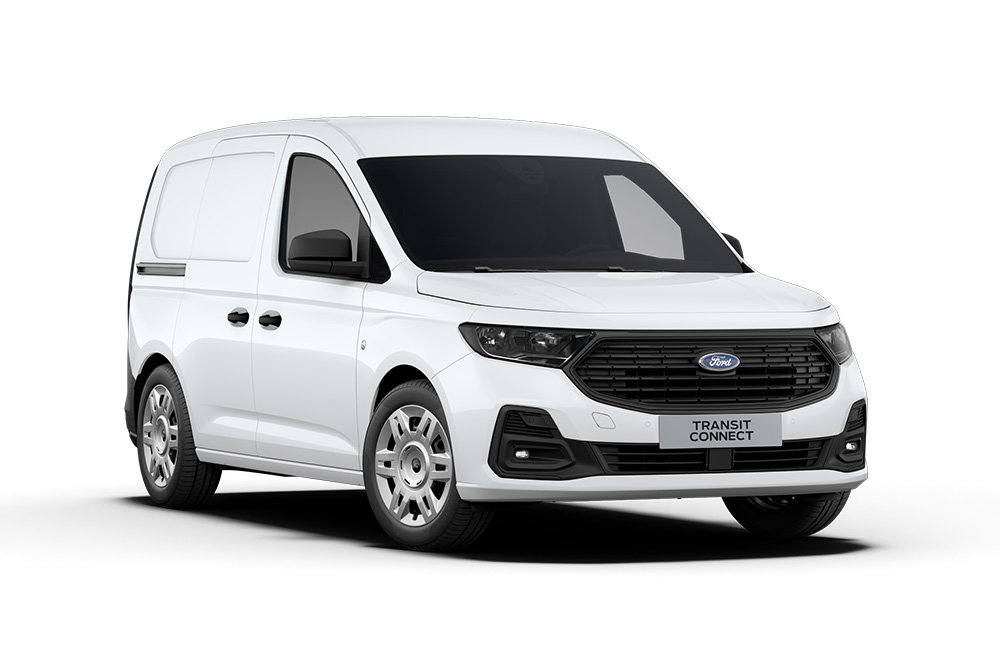 Ford Transit Connect Kastenwagen Limited in Weiß.